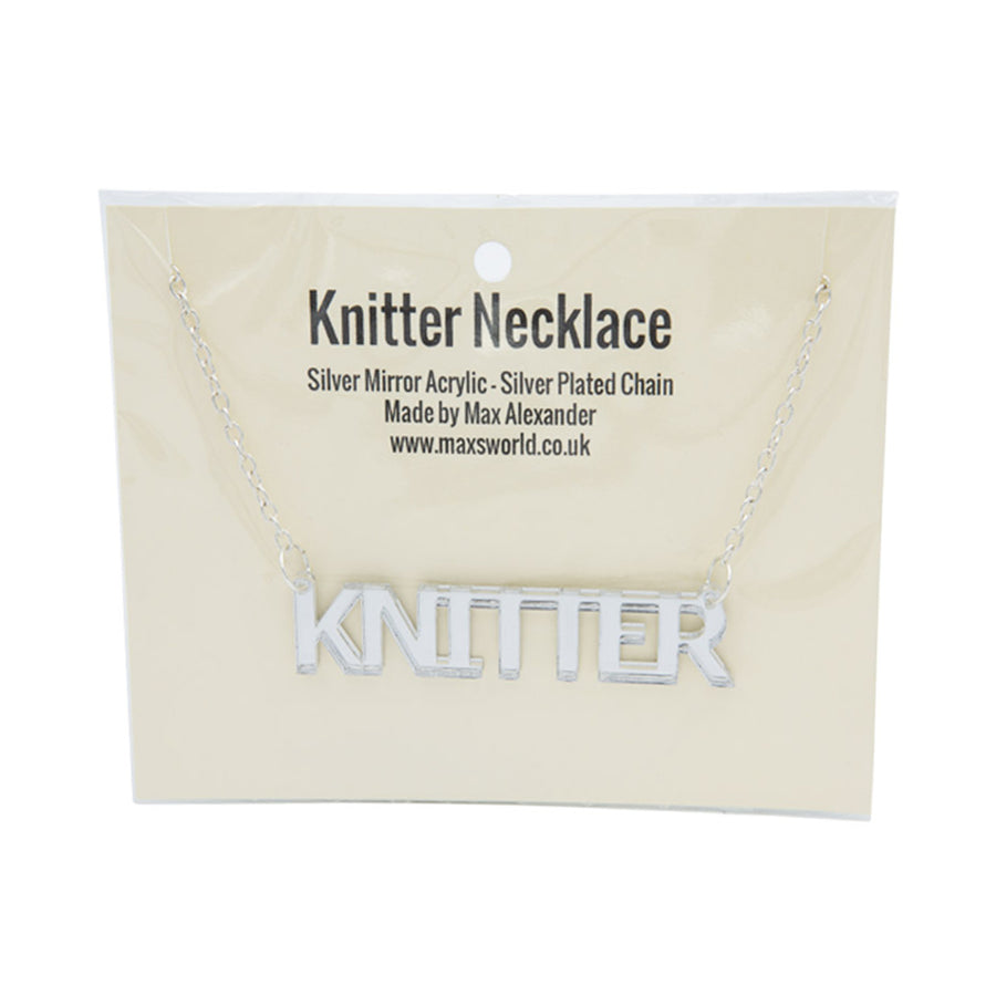 Max’s World – Knitter or Hooker Statement Necklace